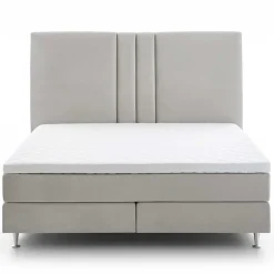 Wohnen Betten<Komplett Boxspringbett in Creme - Skowera