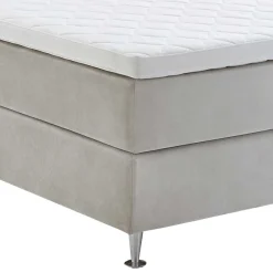 Wohnen Betten<Komplett Boxspringbett in Creme - Skowera