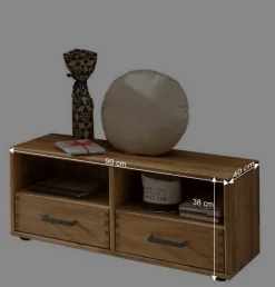 Wohnen Garderoben<Komplett Flureinrichtung aus Holz - Teano (fünfteilig)