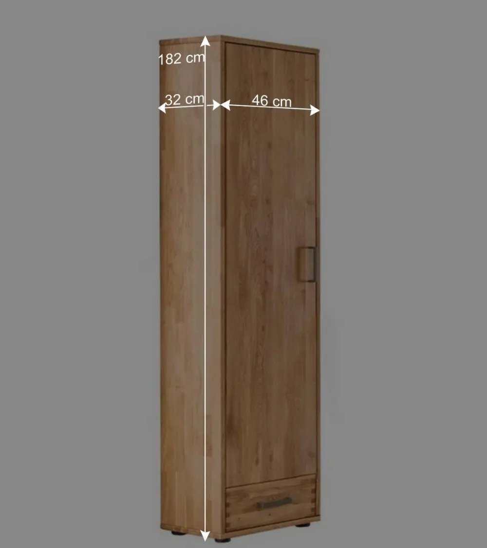 Wohnen Garderoben<Komplett Flureinrichtung aus Holz - Teano (fünfteilig)