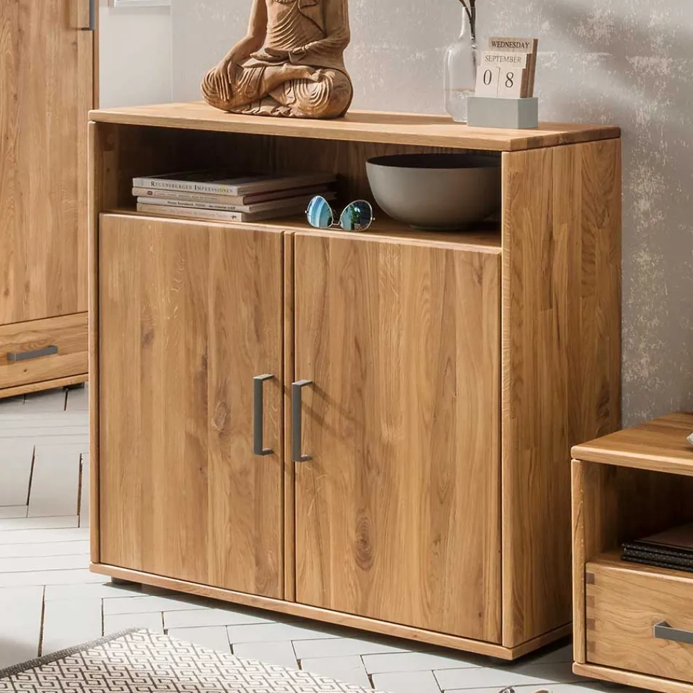 Wohnen Garderoben<Komplett Flureinrichtung aus Holz - Teano (fünfteilig)