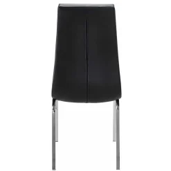Wohnen Stühle<Kunstleder Esstischstühle in Schwarz - Stufanias (2er Set)