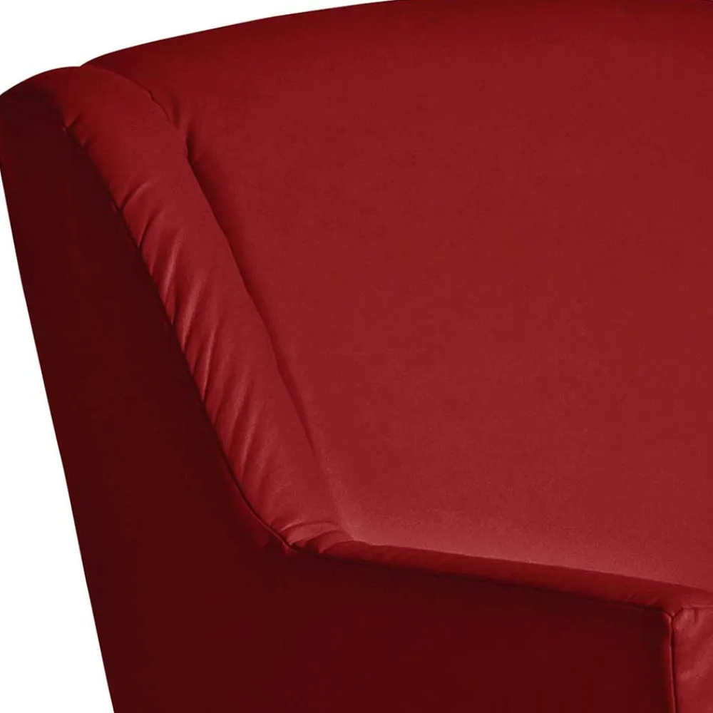 Wohnen Sessel<Kunstleder Megasessel in Rot - Pulnion