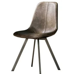 Wohnen Stühle<Kunstleder Schalenstühle in Taupe - Winary (4er Set)