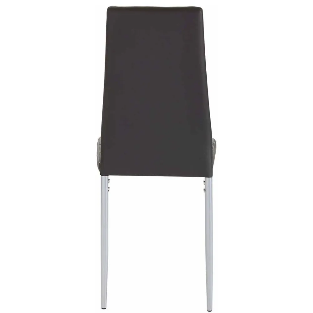 Wohnen Stühle<Kunstleder Stühle mit hoher Lehne - Sanura (Set)