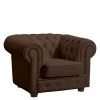 Wohnen Sessel<Kunstledersessel im Chesterfield Look - Cementa