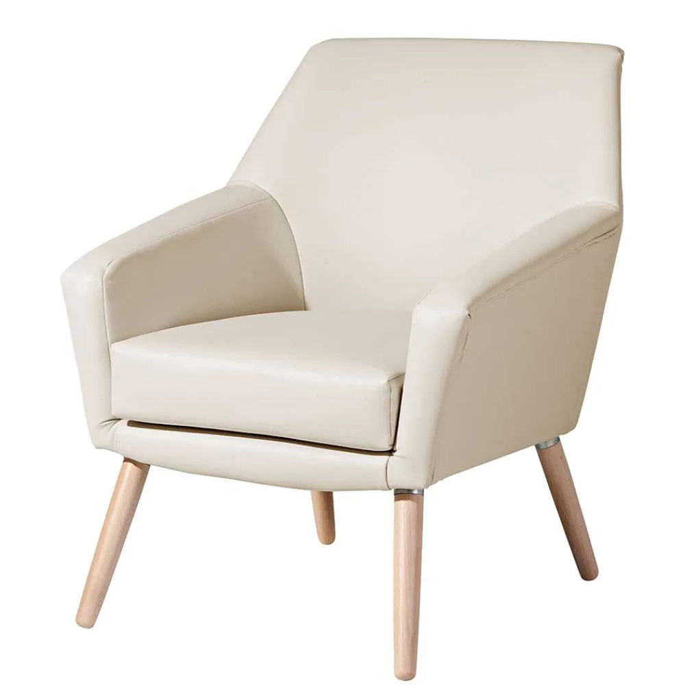 Wohnen Sessel<Kunstledersessel in Beige - Dave