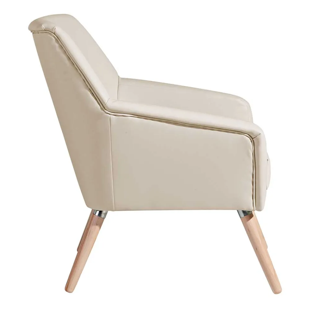 Wohnen Sessel<Kunstledersessel in Beige - Dave