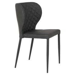 Wohnen Stühle<Kunstlederstühle mit Rauten Steppung - Trendenca (4er Set)