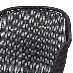 Wohnen Stühle<Kunstrattan Stühle in Schwarz - Delhia (2er Set)