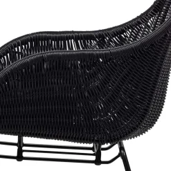 Wohnen Stühle<Kunstrattan Stühle in Schwarz - Delhia (2er Set)