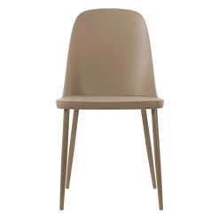 Wohnen Stühle<Kunststoffstühle in Taupe - Jocen (4er Set)