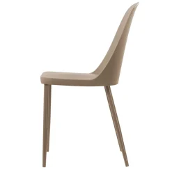 Wohnen Stühle<Kunststoffstühle in Taupe - Jocen (4er Set)