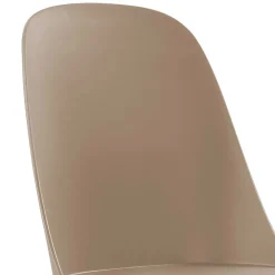 Wohnen Stühle<Kunststoffstühle in Taupe - Jocen (4er Set)