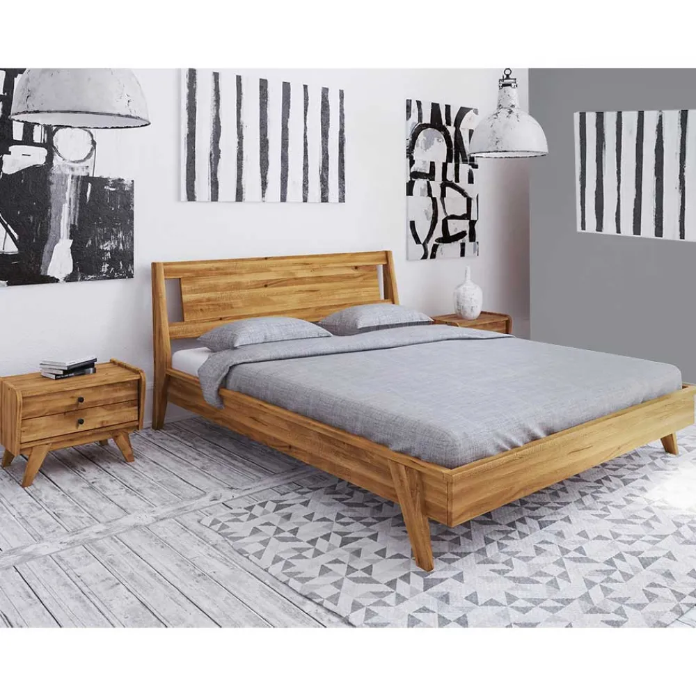 Wohnen Betten<Kurzes Bett mit Unterlänge 190 cm - Hardus (dreiteilig)