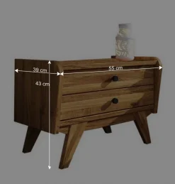 Wohnen Betten<Kurzes Bett mit Unterlänge 190 cm - Hardus (dreiteilig)