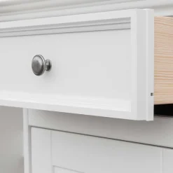 Wohnen Sideboards<Landhaus Anrichte in Weiß lackiert - Indico