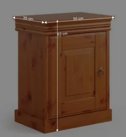 Wohnen Betten<Landhaus Bett in 140x200 mit Schubladen - Lusanne