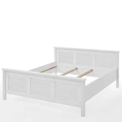 Wohnen Betten<Landhaus Bett mit Kopf- und Fußteil - Mira