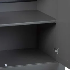 Wohnen Kommoden<Landhaus Buffetschrank in Grau & Braun - Nepplan
