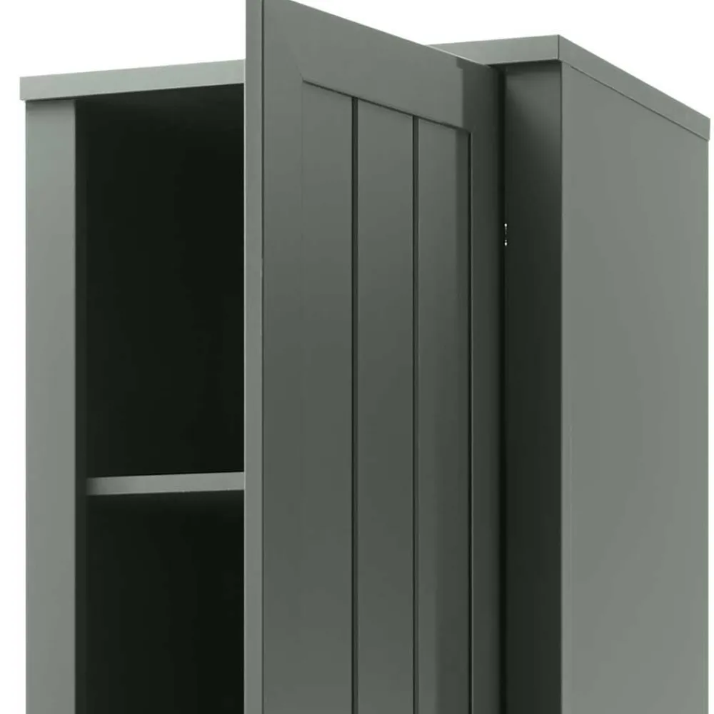 Wohnen Garderoben<Landhaus Dielenmöbel in Dunkelgrün - Niestov (fünfteilig)