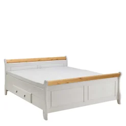 Wohnen Betten<Landhaus Doppelbett & Nachtkommoden - Oradea (dreiteilig)
