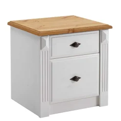 Wohnen Betten<Landhaus Doppelbett & Nachtkommoden - Oradea (dreiteilig)
