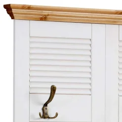 Wohnen Garderoben<Landhaus Garderobenpaneel in Lamellen Kassetten Optik - Axdonira