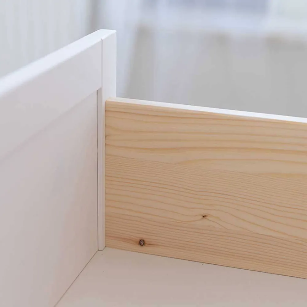 Wohnen Highboards<Landhaus Highboard aus Kiefer zweifarbig - Zalya