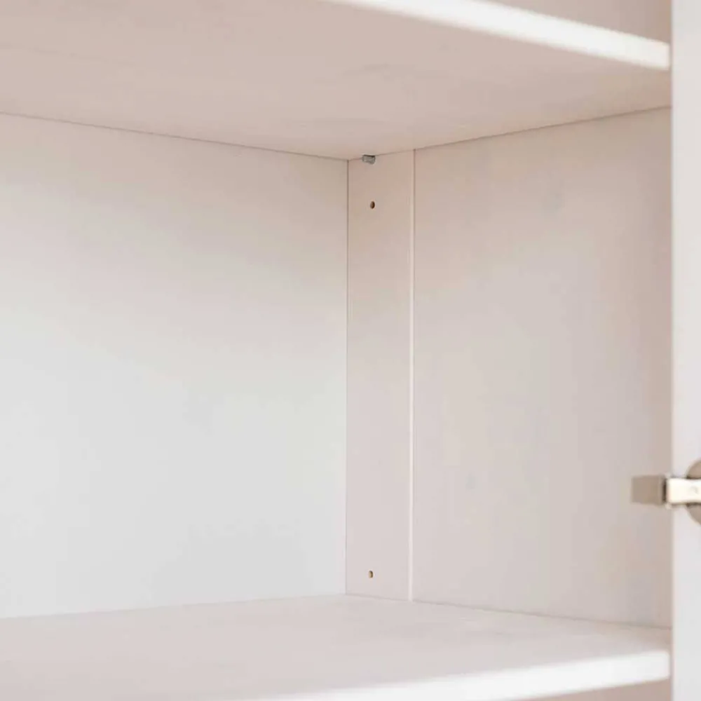Wohnen Highboards<Landhaus Highboard aus Kiefer zweifarbig - Zalya