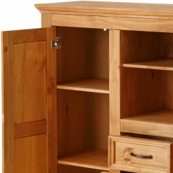 Wohnen Highboards<Landhaus Highboard aus Kiefer Massivholz - Major