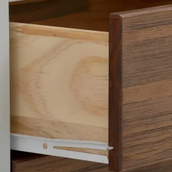 Wohnen Highboards<Landhaus Highboard in Holz Braun und Grau - Veproma