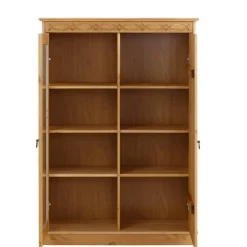 Wohnen Highboards|Vitrinen<Landhaus Highboard Vitrine aus Kiefer - Goro
