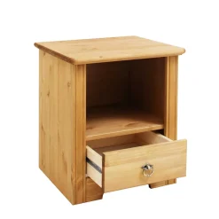 Wohnen Betten<Landhaus Holzbett & Nachttische - Imressa (dreiteilig)