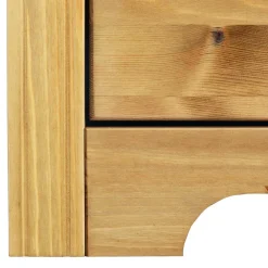 Wohnen Betten<Landhaus Holzbett & Nachttische - Imressa (dreiteilig)