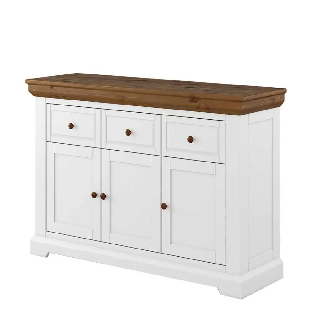Wohnen Sideboards<Landhaus Kombikommode aus Kiefernholz - Zalya