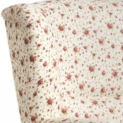 Wohnen Sessel<Landhaus Ohrensessel mit Romantik Blumen Muster - Clean