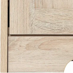Wohnen Highboards<Landhaus Optik Highboard mit 2 Glastüren - Rienva