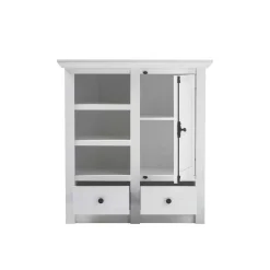 Wohnen Highboards<Landhaus Schrank in Weiß Touchwood - Chelles
