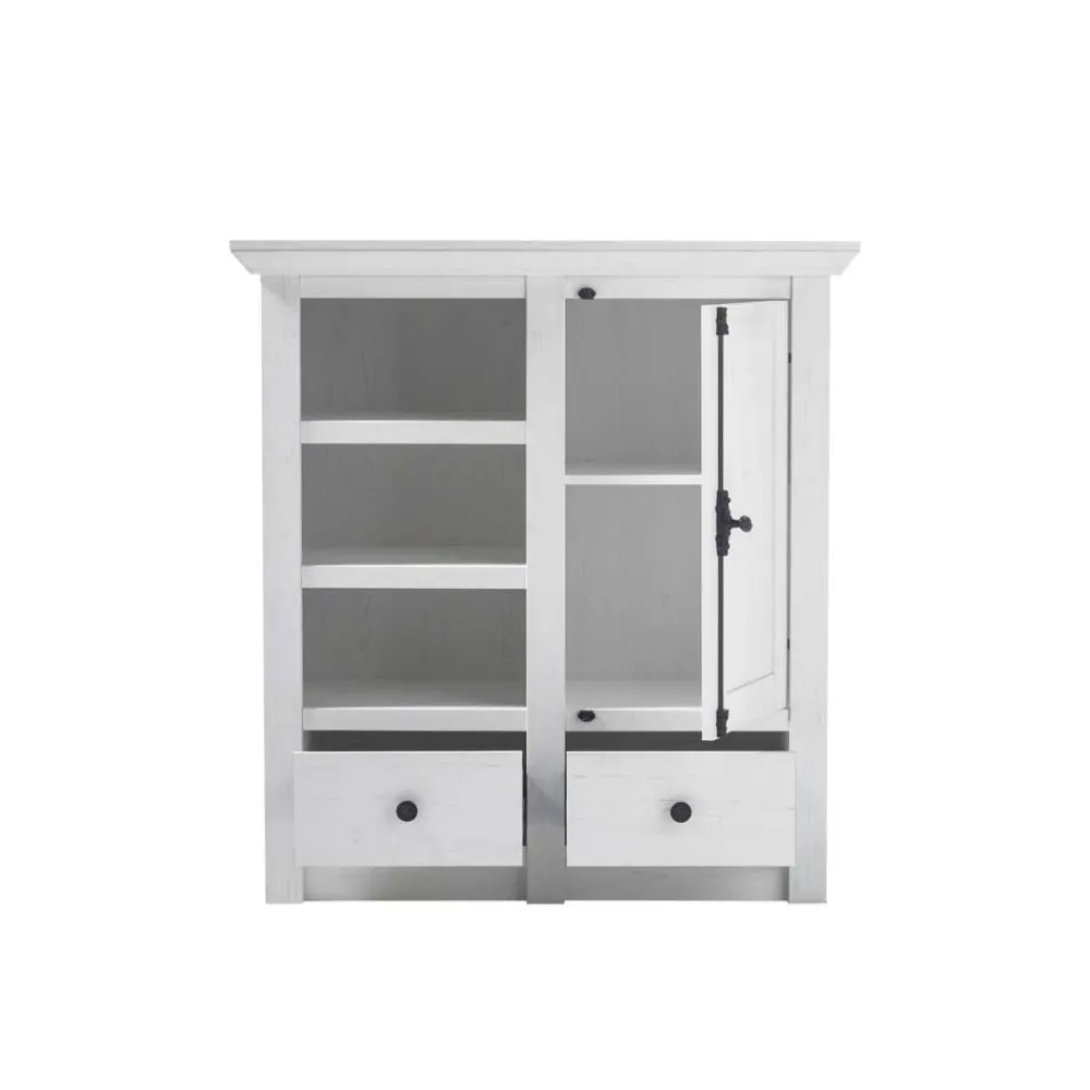 Wohnen Highboards<Landhaus Schrank in Weiß Touchwood - Chelles