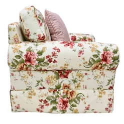 Wohnen Sessel<Landhaus Sessel mit Blumen Muster - Aurelius