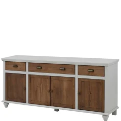 Wohnen Sideboards<Landhaus Sideboard in Holz Braun - Veproma