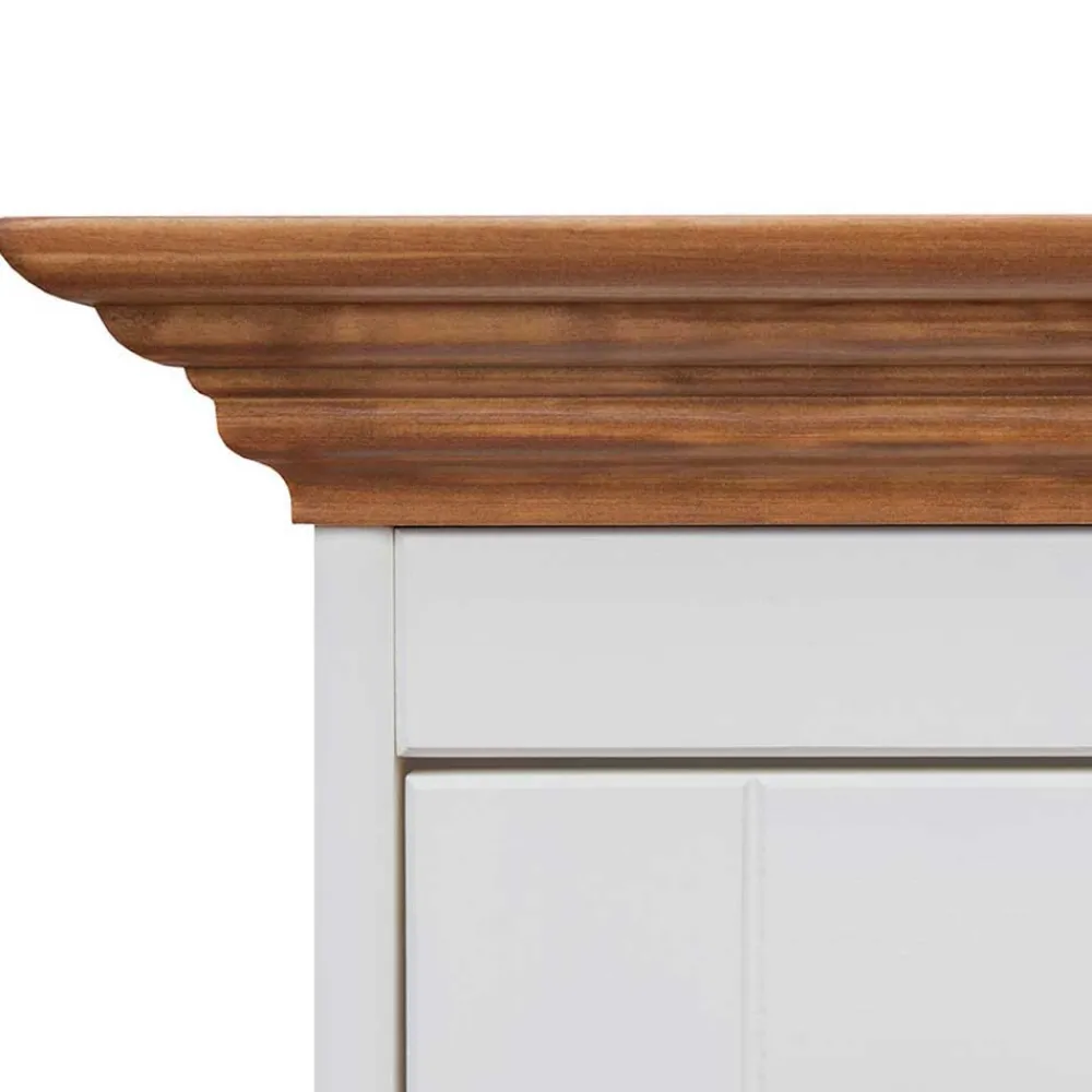 Wohnen Sideboards<Landhaus Sideboard mit Glaseinsätzen - Bordona