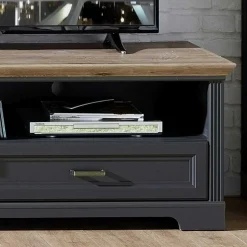 Wohnen Tv & Hifi-Möbel|Lowboards<Landhaus TV Board in Grau - Thumbs