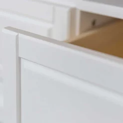 Wohnen Tv & Hifi-Möbel|Lowboards<Landhaus TV Board in Weiß & Kiefer Natur - Saluts