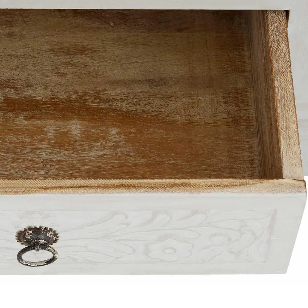 Wohnen Tv & Hifi-Möbel|Lowboards<Landhaus TV Board in Weiß lackiert - Lucos