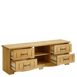Wohnen Tv & Hifi-Möbel|Lowboards<Landhaus TV Möbel aus Kiefer Massivholz - Vanpos