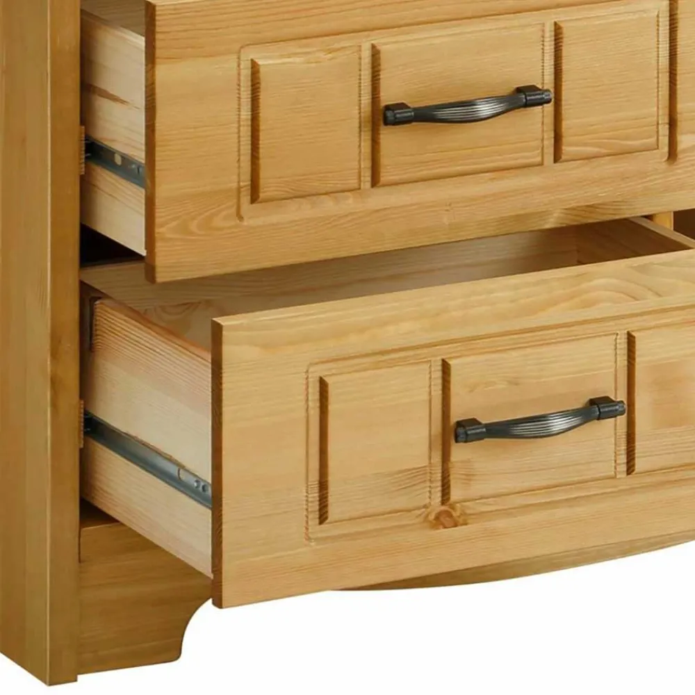Wohnen Tv & Hifi-Möbel|Lowboards<Landhaus TV Möbel aus Kiefer Massivholz - Vanpos