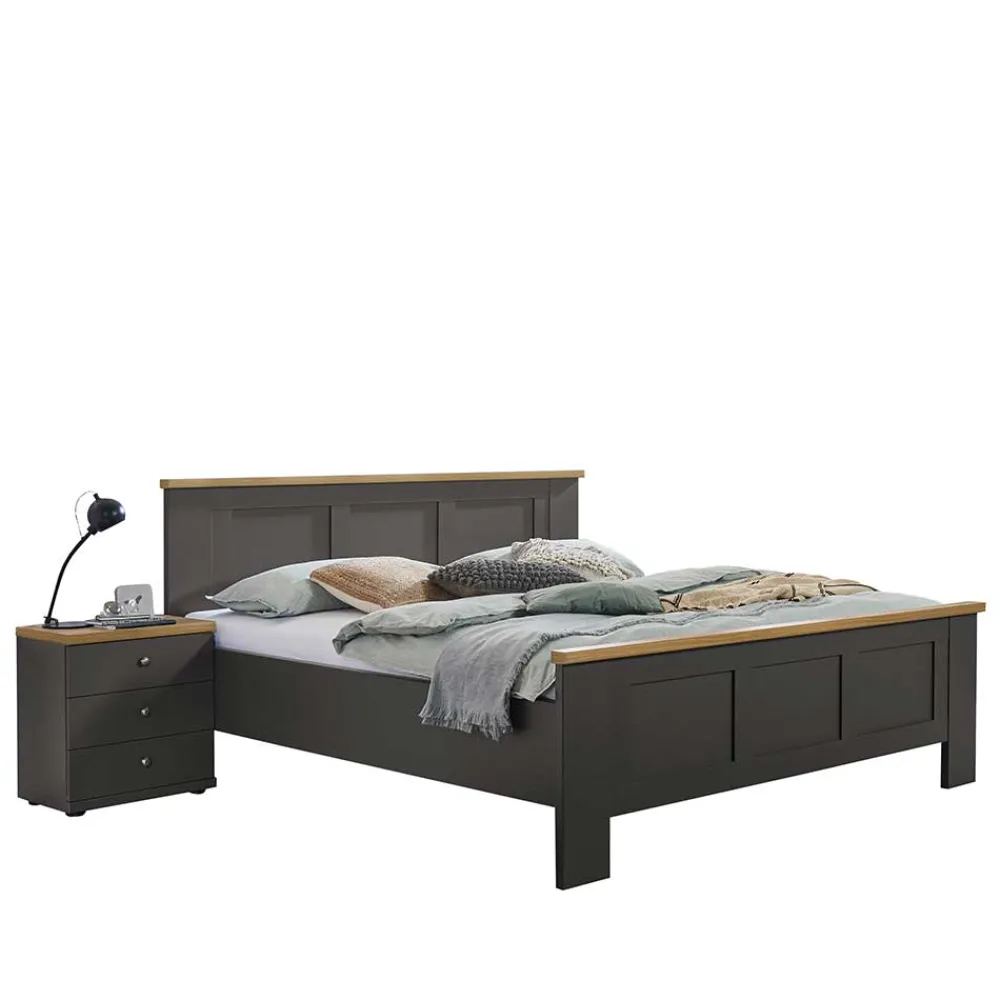 Wohnen Betten<Landhausbett mit 140 cm Breite modern - Cretania