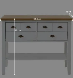 Wohnen Garderoben<Landhausstil Möbel Set Sibiuta in Weiß (zweiteilig)